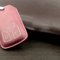 Unique Genuine Leather Auto Key Bags Fold for Audi Q7 - Pink