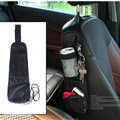 Discount Car Back Seat Side Organizer Holder Travel Storage Bag Mesh Hanger Pocket - Black