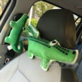 Personalized Crocodile Plush Car Safety Seat Belt Covers Shoulder Pads 2pcs - Green