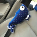 Personalized Whale Plush Car Safety Seat Belt Covers Shoulder Pads 2pcs - Blue
