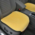 Top Quality Plush Universal Car Front Seat Cushion Automobile Fur Pads 1pcs - Beige