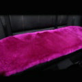 Top Quality Pure Wool Universal Car Seat Cushion Sheepskin Fur Auto Long Pads 1pcs - Rose