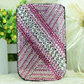 Luxury Bling Holster Covers diamond Crystal Leather Cases for iPhone 7S - Pink