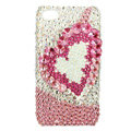 S-warovski Bling crystal Cases Love Luxury diamond covers for iPhone 7S - Pink