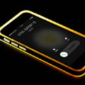 Rock Luminescence TPU Bumper Frame Covers Silicone Cases for iPhone 8 - Gold