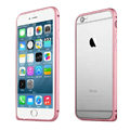 Ultrathin Aviation Aluminum Bumper Frame Protective Shell for iPhone 8 - Pink