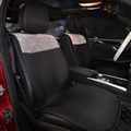 Fashion Diamond Universal Car Seat Covers Breathe Mesh Auto Cushion Crystal Interior 5pcs Sets - Black