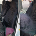 High Qality Disposable Car Waterproof Cloth Universal Seat Protector 3pcs Auto Seat Cover - Black