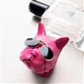 Cute Ornaments French Bulldog Car Decoration Air Freshener Solid Perfume Dog With Sunglasses - Rose
