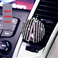 Diamonds Bling Bling 1pcs Car Air-Purify Clip Auto Air Out Perfume Clip - Black White