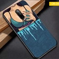 Trendy Matte Silica Gel Shell TPU Shield Back Soft Cases Skin Covers for OnePlus 7 Pro - Bra