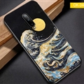 Trendy Matte Silica Gel Shell TPU Shield Back Soft Cases Skin Covers for OnePlus 7 Pro - Sea Wave