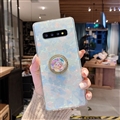 Femal Rhinestone Holder Soft Case Protective Shell Cover for Samsung Galaxy S10 - Colorful