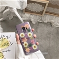 Flower Matte Silica Gel Shell TPU Shield Back Soft Cases Skin Covers for Samsung Galaxy S10 Lite S10E - Pink