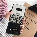 Leopard Matte Silica Gel Shell TPU Shield Back Soft Cases Skin Covers for Samsung Galaxy S10 - Black and White