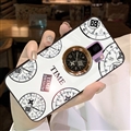 Lovers Watch Mirror Surface Silicone Glass Covers Protective Back Cases For Samsung Galaxy S9 Plus S9+ - White