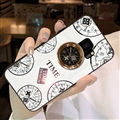 Lovers Watch Mirror Surface Silicone Glass Covers Protective Back Cases For Samsung Galaxy S9 - White