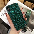 Luxury Crystal Silicone Soft Case Protective Shell Cover for Samsung Galaxy S10 - Green