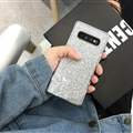 Luxury Crystal Silicone Soft Case Shell Cover for Samsung Galaxy S10 Plus S10+ - Silver