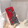 Luxury Rhinestone Silicone Hard Case Protective Shell Cover for Samsung Galaxy S10 - Red