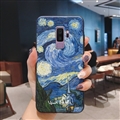 Oil Painting Silica Gel Shell TPU Shield Back Soft Cases Skin Covers for Samsung Galaxy S9 Plus S9+ - Sky