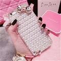 Pearl Case Lanyard Soft Cover for Samsung Galaxy S10 - Crystal Bow