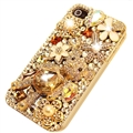 Fashion Bling Crystal Cover Rhinestone Diamond Case For iPhone 6 Plus - Gold 02