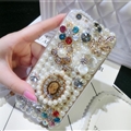 Fashion Bling Pearl Covers Rhinestone Diamond Cases For iPhone 6 Plus - Perfume Bottle