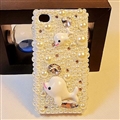 Dolphin Pearl Covers Rhinestone Diamond Cases For iPhone 6S - 01
