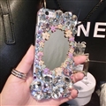 Flower Bling Crystal Covers Rhinestone Diamond Cases For iPhone 6S Plus - 01