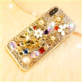 Fashion Bling Crystal Cover Rhinestone Diamond Case For iPhone XS - Gold 03
