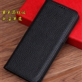 Classic Real Leather Flip Cases Genuine Holster Covers For Samsung Galaxy F52 5G - Lichee Black