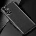Classic Ultrathin Leather Back Cases Holster Covers For Huawei Honor 30 Pro+ - Black