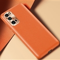 Classic Ultrathin Leather Back Cases Holster Covers For Huawei Honor 30 Pro+ - Orange