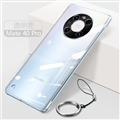 Official Limited Silicone TPU Back Soft Cases No Border Covers For Huawei Mate 40/40 Pro/40 RS/40E/4G/5G - Transparent