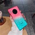 Originality Transparent Silicone TPU Shield Back Soft Cases Skin Covers For Huawei Mate 30/30 Pro/30E Pro/30 RS - Red Blue