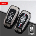 Metal Auto Zinc Alloy Automobile Key Bags Protect Men Truck Key Covers For Ford F-150 - Black