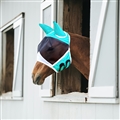 Best Lycra Mosquito Repellent Summer Breathable Horse Fly Mask With Ears Comfortable Mesh Rugged Ride Horse Supplies - Blue