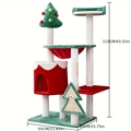 Cat Friendly Christmas Tree Cat Proof Tree Cat Tower Cats Climbing Tree Cat Condo Cats Nest Scratch Posts Cat Climber - HX3