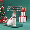 Christmas Cat Tree Small Cat Tower Cats Climbing Tree Cat Condo Cats Nest Scratch Posts kitten Essentials Cat Climber - Blue