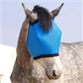 Comfort Spandex Mosquito Repellent Winter Breathable Horse Fly Mask Best Mesh Rugged Ride Horse Supplies - Blue