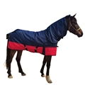 Factory Direct Polyester Horse Care Blanket Detachable Neck Cover Winter Warmth Equestrian Gear With Comfort Waterproof - Navy Blue