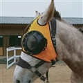 Horse Eye Protection Hood Shatterproof Windproof Sand Prevention Flexible Lens Corneal Ulcers Eye Injuries Horse Fly Mask - Mesh Yellow