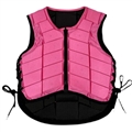 Professional Horse Riding Safety Equestrian Protective Vest Protector Shock Absorption EVA Padded Comfortable Breathable - Pink