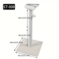 Small Cat Tree For Indoor Cats Climbing Tree Cat Condo Scratching Post Cat Toy Cat Climbing Shelf Cat Climber - White