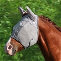 UV Protection Spandex Mosquito Repellent Summer Breathable Horse Fly Mask With Ears Rugged Ride Horse Supplies - Grey